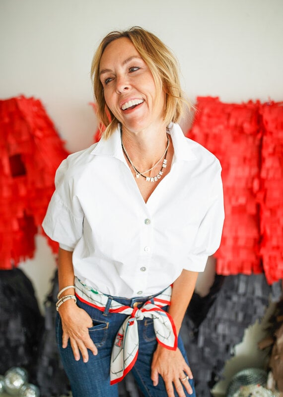 J.HOFFMAN'S Cindy Top- White