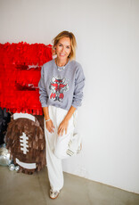 J.HOFFMAN'S - LICENSE **j.hoffman's original design** Glam Raider Red Sweatshirt