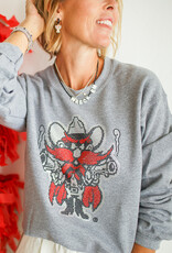 J.HOFFMAN'S - LICENSE **j.hoffman's original design** Glam Raider Red Sweatshirt