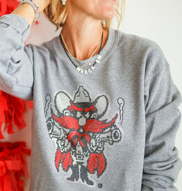 J.HOFFMAN'S - LICENSE **j.hoffman's original design** Glam Raider Red Sweatshirt