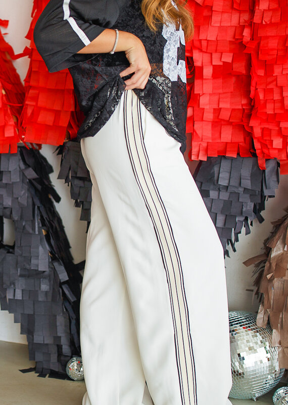 J.HOFFMAN'S Bold Step Pant- Cream