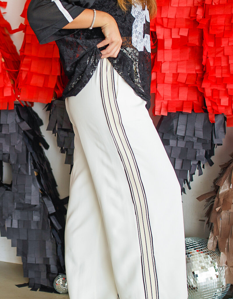 J.HOFFMAN'S Bold Step Pant- Cream