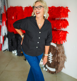 J.HOFFMAN'S Cindy Top- Black