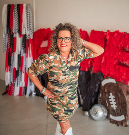 J.HOFFMAN'S Masha Camo Dress