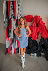 J.HOFFMAN'S Denim Tube Mini Dress