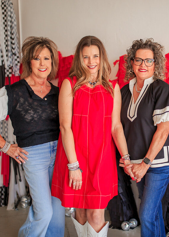 J.HOFFMAN'S Topstitched Tiered Dress