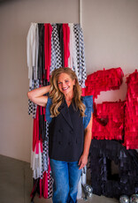 J.HOFFMAN'S Jobi Vest- Black/ Denim