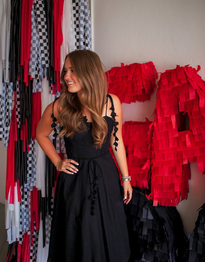 J.HOFFMAN'S Stacia Bra Cup Dress - Black