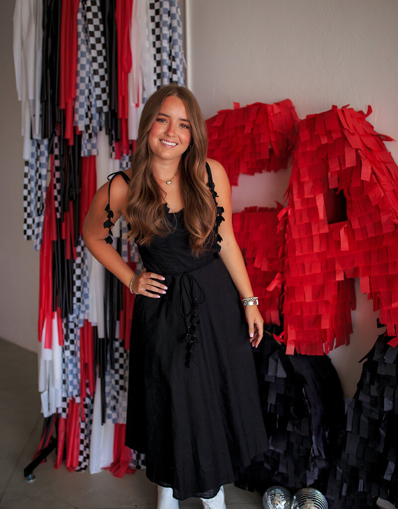 J.HOFFMAN'S Stacia Bra Cup Dress - Black