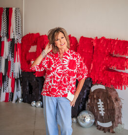 J.HOFFMAN'S Allison Top- Sunburst Red