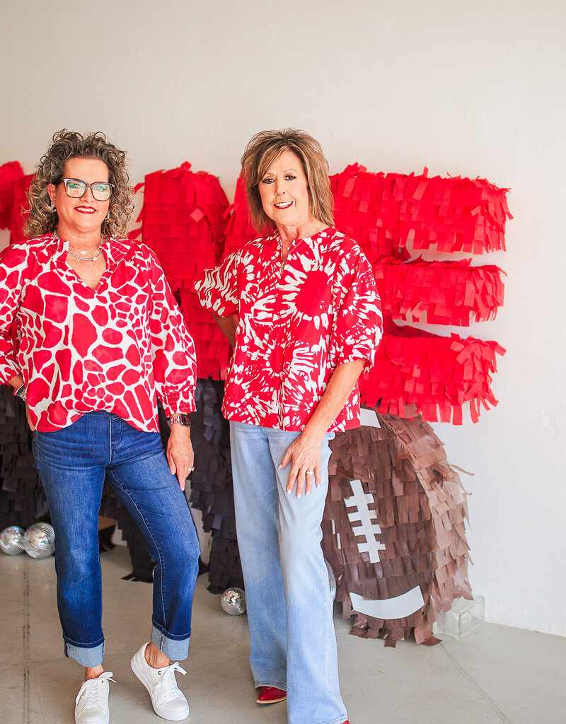 J.HOFFMAN'S Allison Top- Sunburst Red