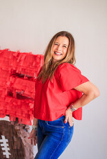 J.HOFFMAN'S Natalie Top- Red