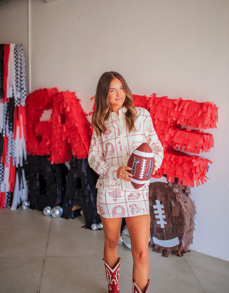 J.HOFFMAN'S Western Flair Mini Skirt