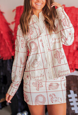 J.HOFFMAN'S Western Flair Mini Skirt