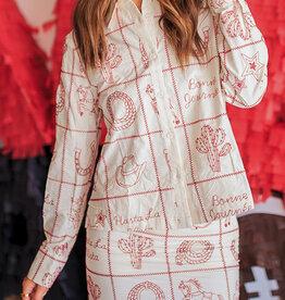 J.HOFFMAN'S Western Flair Mini Skirt