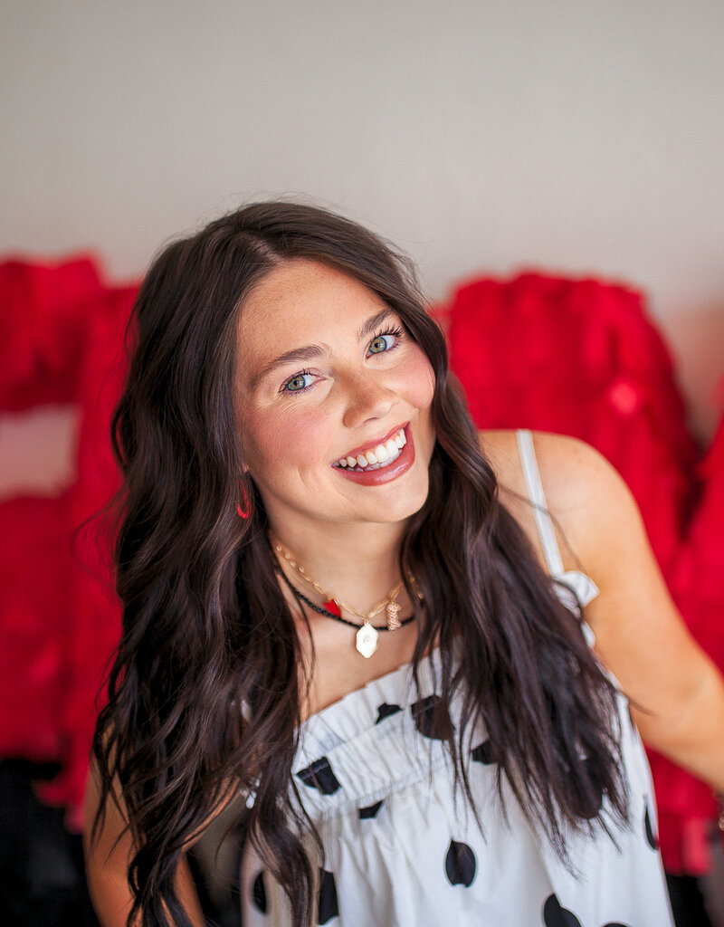 J.HOFFMAN'S Texas Tech Paperclip Charm Necklace