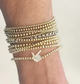 J.HOFFMAN'S Guns Up Bracelet in Gold