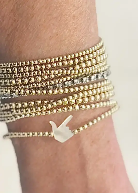 J.HOFFMAN'S Guns Up Bracelet in Gold