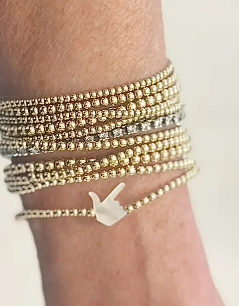 J.HOFFMAN'S Guns Up Bracelet in Gold