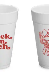 J.HOFFMAN'S Texas Tech 20oz Styrofoam Cups- Set of 8
