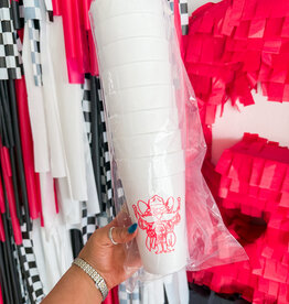 J.HOFFMAN'S Texas Tech 20oz Styrofoam Cups- Set of 8