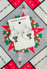 J.HOFFMAN'S Lover Logo Earring- Silver