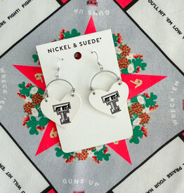 J.HOFFMAN'S Lover Logo Earring- Silver