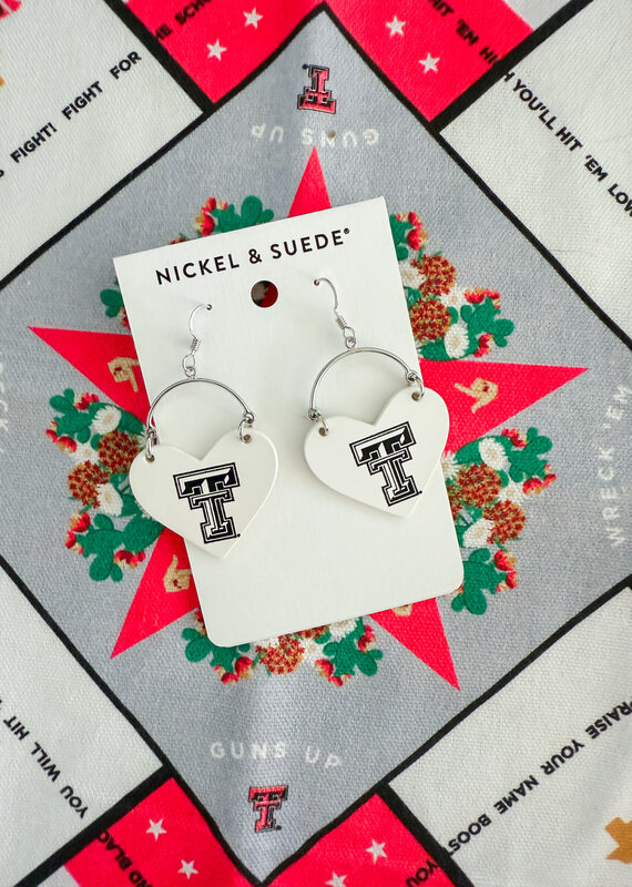 J.HOFFMAN'S Lover Logo Earring- Silver