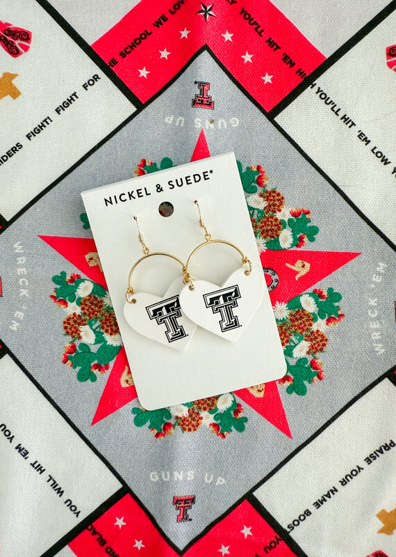 J.HOFFMAN'S Lover Logo Earring- Gold