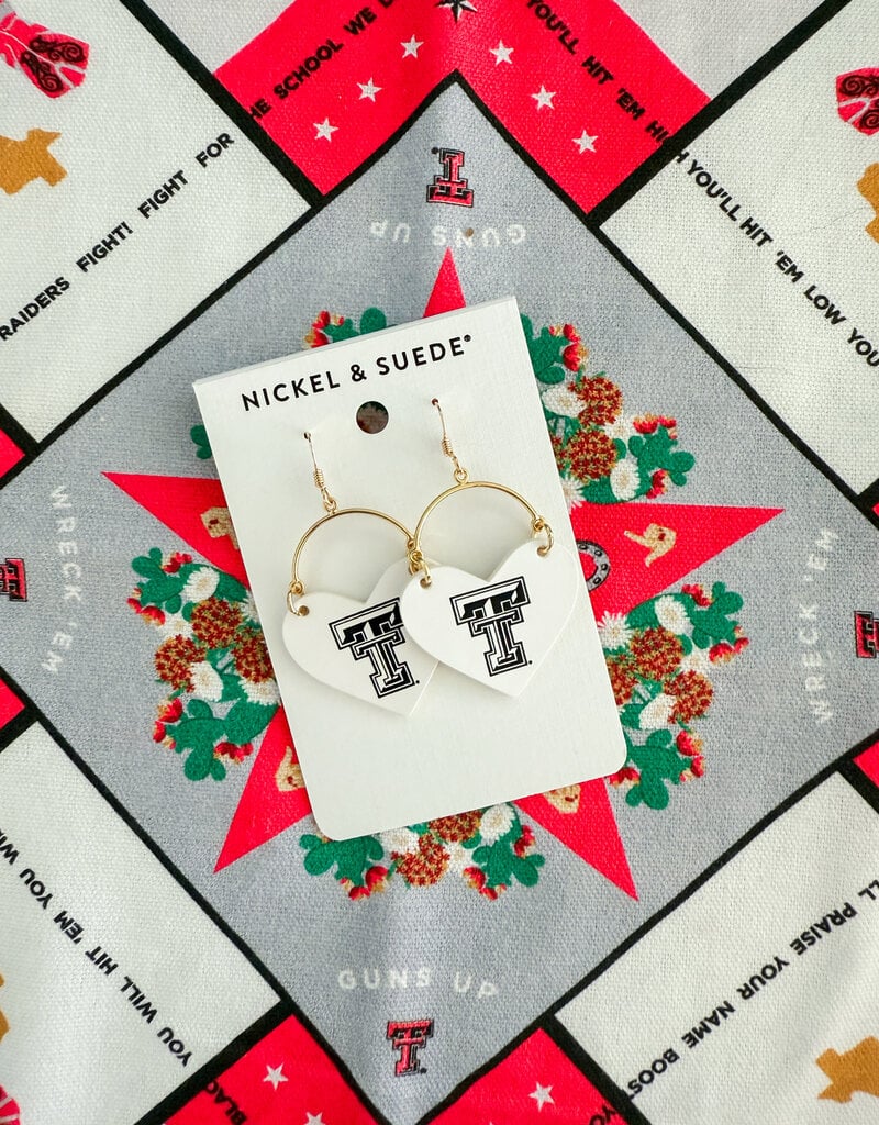 J.HOFFMAN'S Lover Logo Earring- Gold