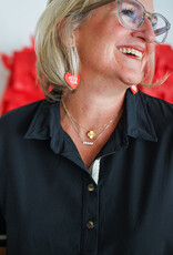 J.HOFFMAN'S Heartthrobs Earring- Gold