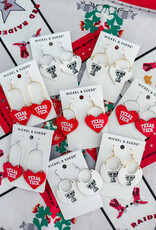 J.HOFFMAN'S Lover Heart Earring- Silver