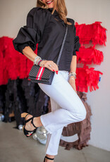 J.HOFFMAN'S Game Day Stadium Bag- Black/ Red