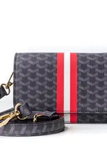 J.HOFFMAN'S Game Day Stadium Bag- Black/ Red