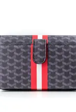 J.HOFFMAN'S Game Day Stadium Bag- Black/ Red