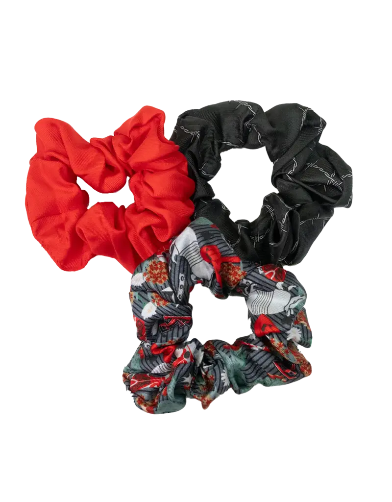 J.HOFFMAN'S Texas Tech Scrunchie Set