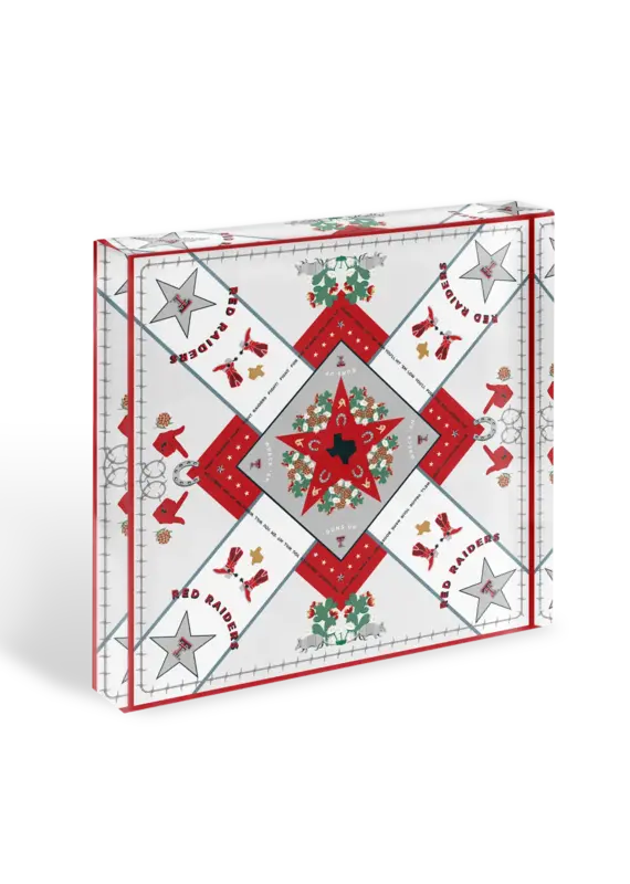 J.HOFFMAN'S Texas Tech Acrylic Block Art