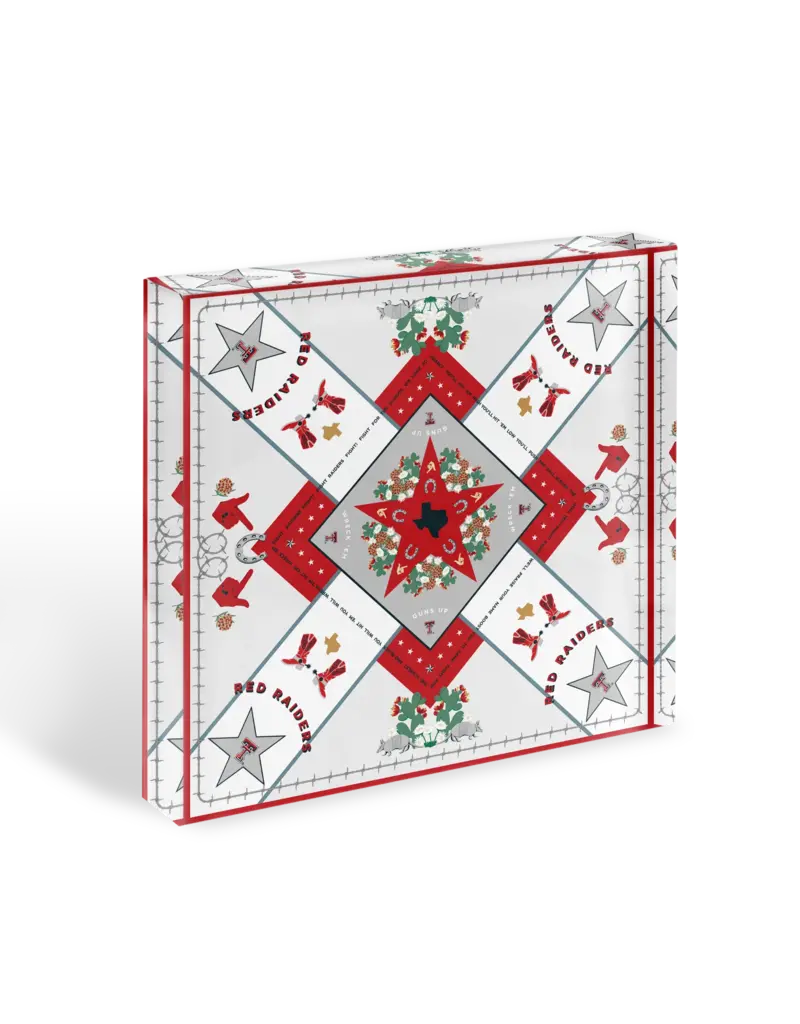 J.HOFFMAN'S Texas Tech Acrylic Block Art