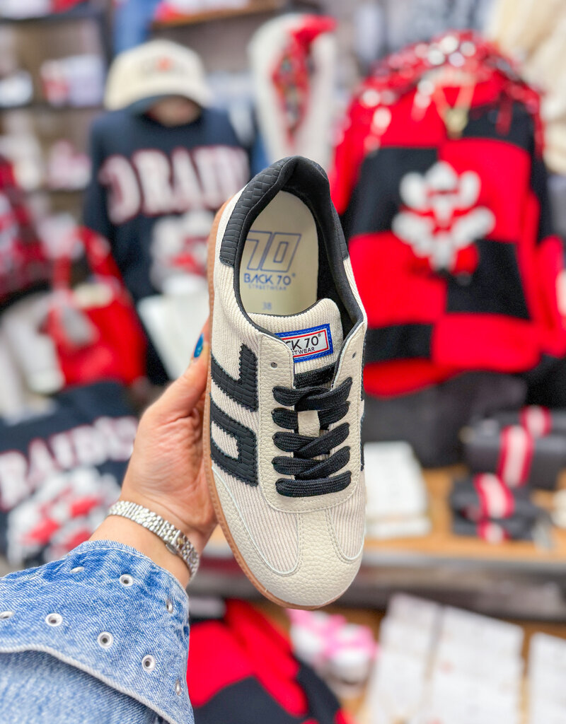 J.HOFFMAN'S Cloud Sneakers - Cream & Black