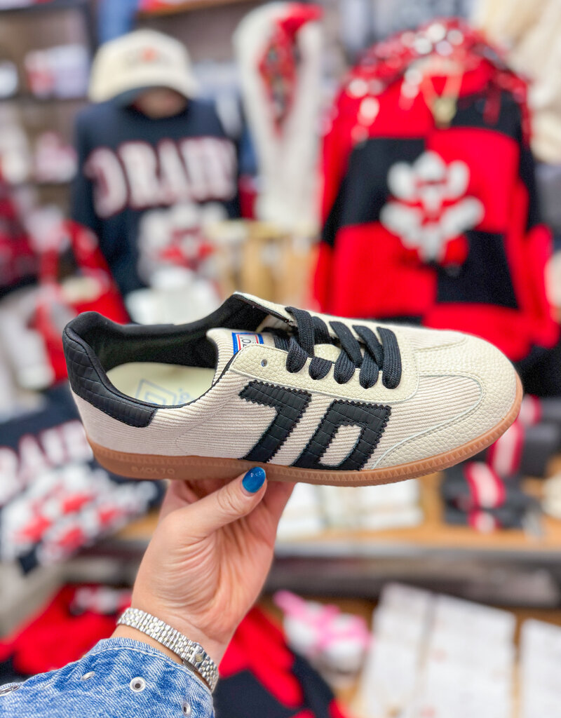 J.HOFFMAN'S Cloud Sneakers - Cream & Black