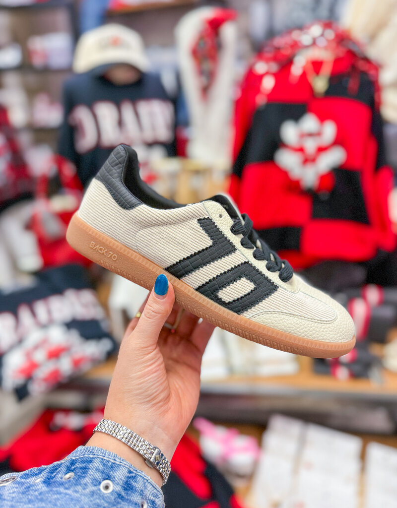 J.HOFFMAN'S Cloud Sneakers - Cream & Black