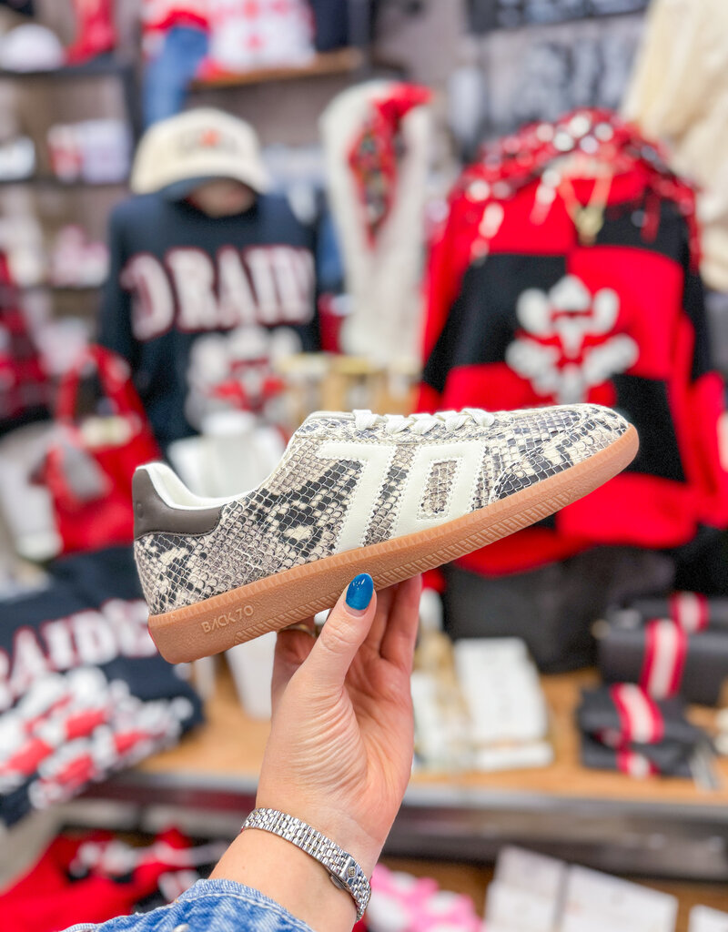 J.HOFFMAN'S Cloud Sneakers - Milk White Snake