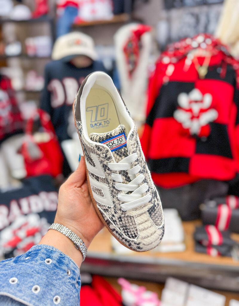 J.HOFFMAN'S Cloud Sneakers - Milk White Snake