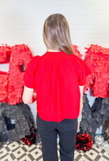 J.HOFFMAN'S Natalie Top- Red