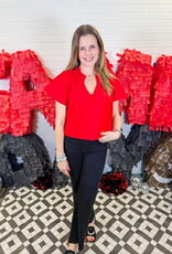 J.HOFFMAN'S Natalie Top- Red