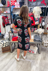 J.HOFFMAN'S Queen of Sparkles Mascot Midi Dress