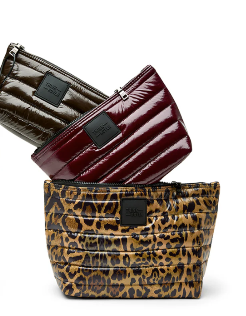 THINK ROYLN Travel Trio in Leop, Burg & Choco