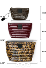 THINK ROYLN Travel Trio in Leop, Burg & Choco