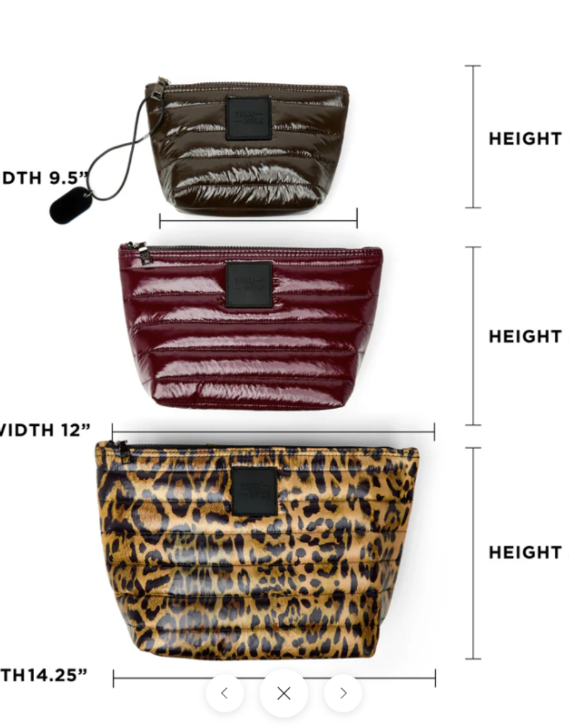 THINK ROYLN Travel Trio in Leop, Burg & Choco