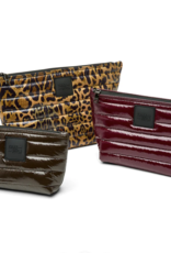 THINK ROYLN Travel Trio in Leop, Burg & Choco